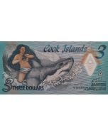 Ilhas Cook 3 dólares 2021 FE