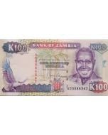  Zâmbia 100 Kwachas 1991 FE