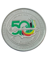 Guiana 100 dólares 2020 FC - 50º Aniversário - República da Guiana
