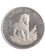 Niger 10 Francos 1968 - Leão  (Prata)