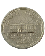 Canadá 1 Dólar 1973 - 100º Aniversário - Adesão da Ilha do Príncipe Eduardo