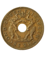 Rodésia e Niassalândia 1 penny 1955