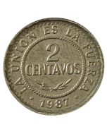 Bolívia 2 centavos 1987