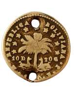 Bolívia 1 Sueldo 1860 (Prata)
