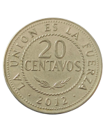 Bolívia 20 centavos 2012