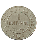Bolívia 1 Boliviano 2010