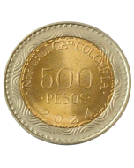 Colômbia 500 Pesos 2021 - Sapo de Cristal