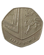 Reino Unido 50 Pence 2012 - Escudo Britânico