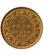 Índia Britânica ¹⁄₁₂ Anna 1918