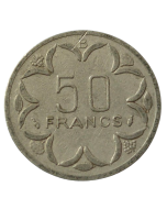 África Central (BEAC) 50 Francos 1986 B (República Centro-Africana)