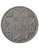 África Central (BEAC) 50 Francos 1976 D (Gabão}