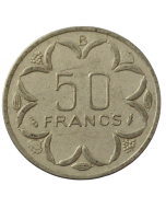 África Central (BEAC) 50 Francos 1983 B (República Centro-Africana)