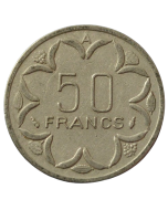 África Central (BEAC) 50 Francos 1985 A (Chade)