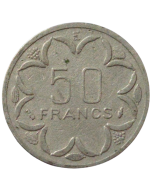 África Central (BEAC) 50 Francos 1979 E (Camarões)