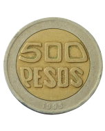 Colômbia 500 Pesos 1995 - Árvore Sagrada de Guacarí