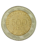 Colômbia 500 Pesos 2016 - Sapo de Cristal