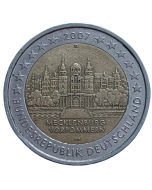 Alemanha 2 euros 2007 - Castelo de Schwerin, Mecklemburgo - Pomerânia Ocidental