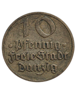 Cidade Livre de Danzig 10 pfennig 1932