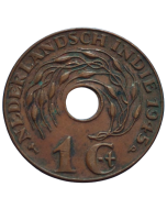 Índias Orientais Holandesas 1 cêntimo 1945