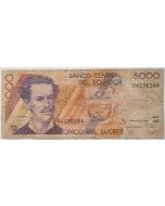 Equador 5.000 Sucres 1987 