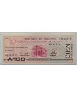 Tucumán (províncias argentinas) 100 Australes 1989