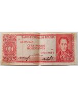 Bolívia 100 Pesos Bolivianos 1983