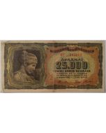 Grécia 25.000 dracmas 1943 - Ocupação do Eixo
