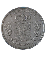 Dinamarca 5 coroas 1961