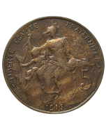 França 5 Cents 1916
