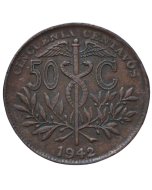 Bolívia 50 Centavos 1942