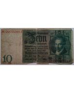 Alemanha 10 Reichsmark 1929 