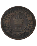 Nova Escócia (Províncias Canadenses) 1 Penny 1861 