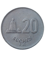 Equador 20 Sucres 1991