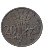 Checoslováquia 20 hellers 1921