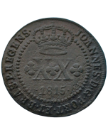 Brasil 20 Réis 1815 R - 50 Pérolas
