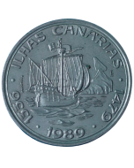 Portugal 100 Escudos 1989 - Descoberta das Ilhas Canárias