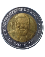 Namíbia 10 Dólares 2010 FC - 20º aniversário - Banco da Namíbia