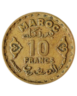 Marrocos 10 Francos 1952 - Protectorado Francês