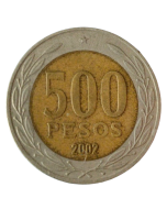 Chile 500 Pesos 2002