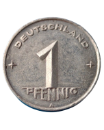 Alemanha Oriental 1 Pfennig 1950 A