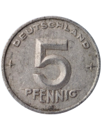Alemanha Oriental 5 pfennig 1949 A