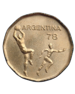Argentina 20 Pesos 1977 - Copa do Mundo FIFA