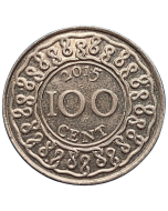 Suriname 100 cêntimos 2015