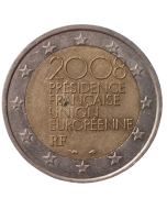 França 2 Euros 2008 - Presidência Francesa do Conselho da União Europeia