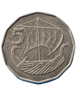 Chipre 5 Mils 1982
