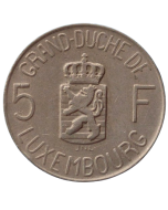 Luxemburgo 5 Francos 1962