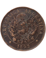 Argentina 2 centavos 1892