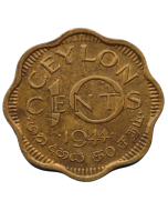 Ceilão 10 Cents 1944