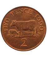 Guernsey 2 Pence 1990