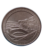 Estados Unidos ¼ dólar 2012 - Parque Histórico Nacional da Cultura do Chaco